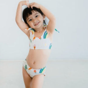 Summertide x Majoli Family Girls Shoulder Tie Bikini | Yovita Lesmana