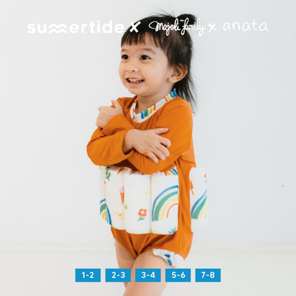 Summertide x Majoli Family Girls Long Sleeve Floatsuit |Yovita Lesmana
