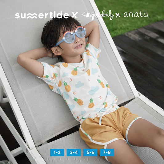 Summertide x Majoli Family Boys Short Sleeve Rash Guard Set | Yovita