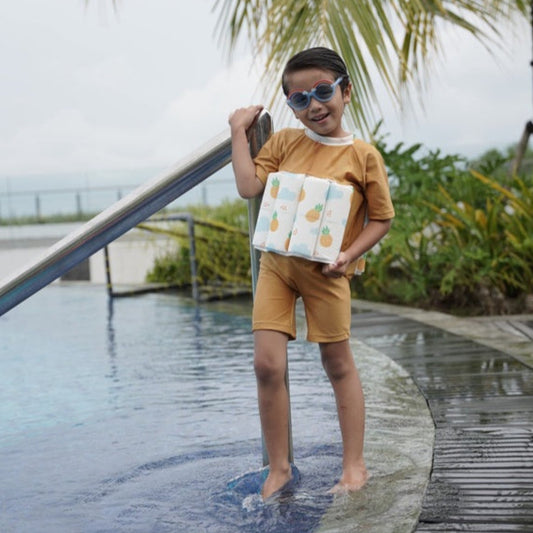 Summertide x Majoli Family Boys Short Sleeve Floatsuit |Yovita Lesmana
