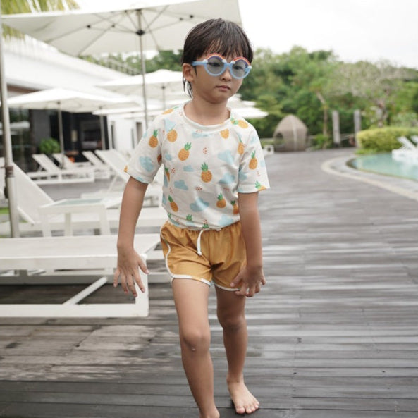 Summertide x Majoli Family Boys Short Sleeve Rash Guard Set | Yovita