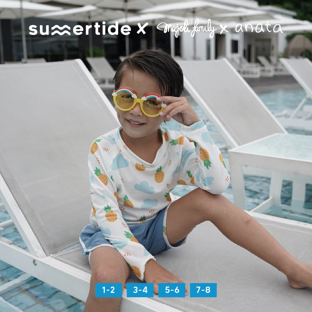 Summertide x Majoli Family Boys Long Sleeve Rash Guard Set | Yovita