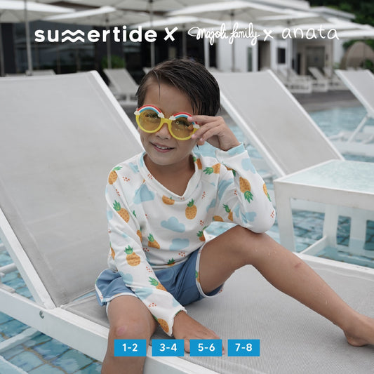 Summertide x Majoli Family Boys Long Sleeve Rash Guard Set | Yovita