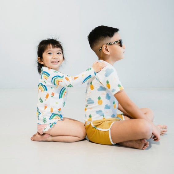 Summertide x Majoli Family Boys Short Sleeve Rash Guard Set | Yovita