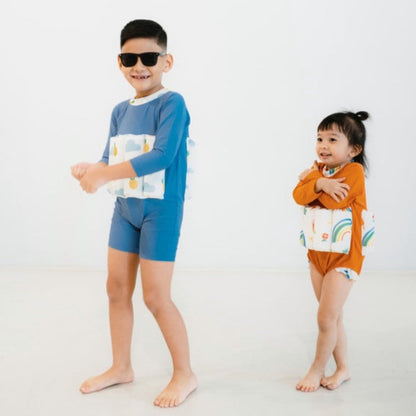 Summertide x Majoli Family Girls Long Sleeve Floatsuit |Yovita Lesmana