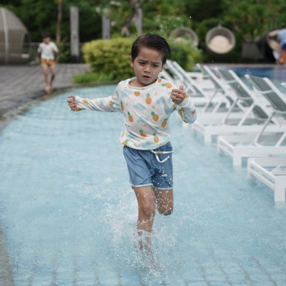 Summertide x Majoli Family Boys Long Sleeve Rash Guard Set | Yovita