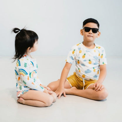 Summertide x Majoli Family Boys Short Sleeve Rash Guard Set | Yovita