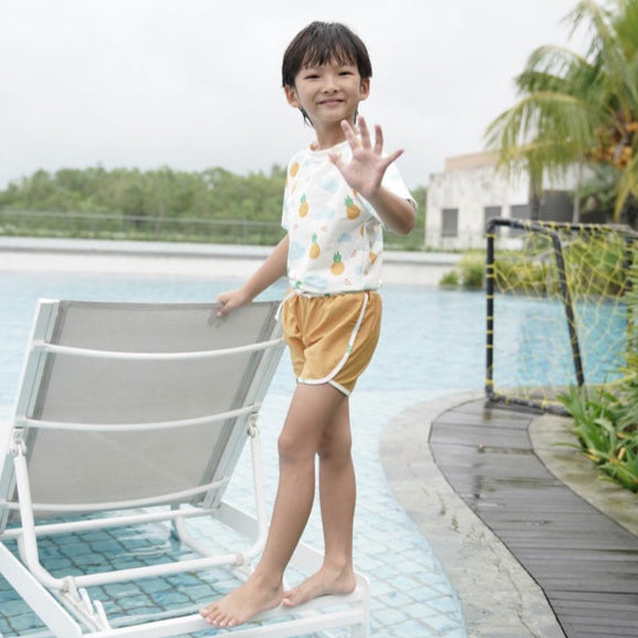 Summertide x Majoli Family Boys Short Sleeve Rash Guard Set | Yovita