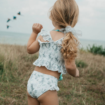 Disney Bambi Smocked Ruffle Strap Bikini