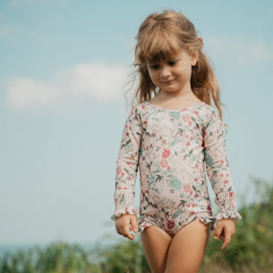 Disney Bambi Smocked Long-Sleeve Jumpsuit