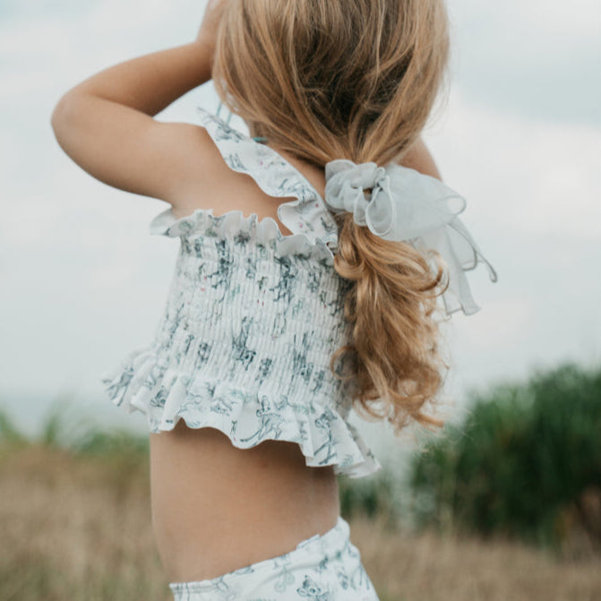 Disney Bambi Smocked Ruffle Strap Bikini
