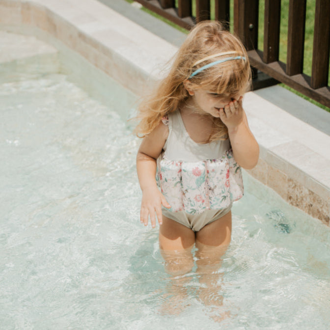 Disney Bambi Girls Sleeveless Floatsuit
