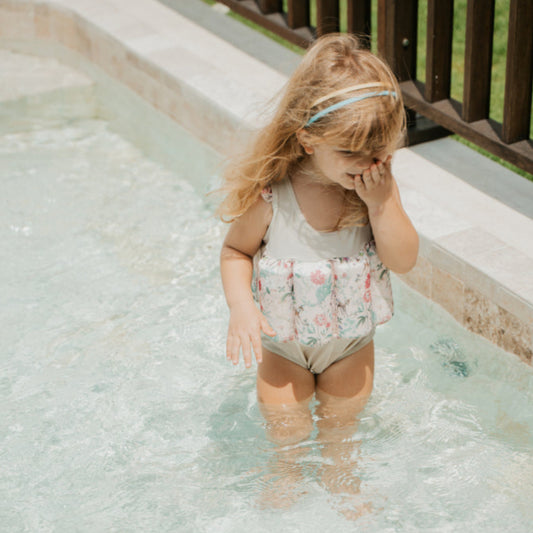Disney Bambi Girls Sleeveless Floatsuit
