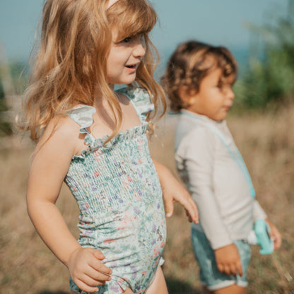 Disney Bambi Smocked Ruffle Strap One-Piece