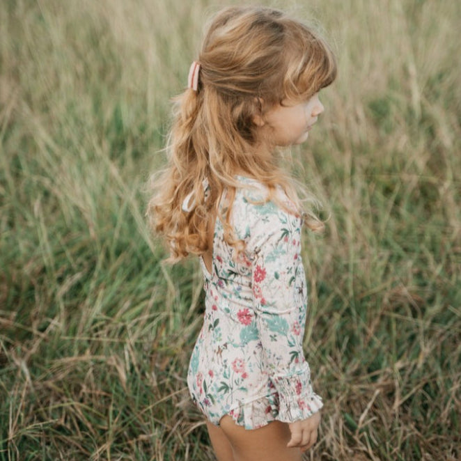 Disney Bambi Smocked Long-Sleeve Jumpsuit