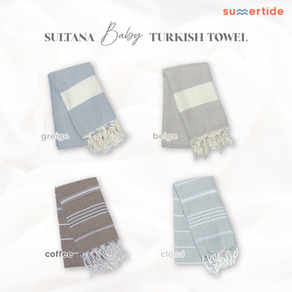 Summertide Sultana Baby Turkish Towel | Handuk Bayi Peshtemal Turkey