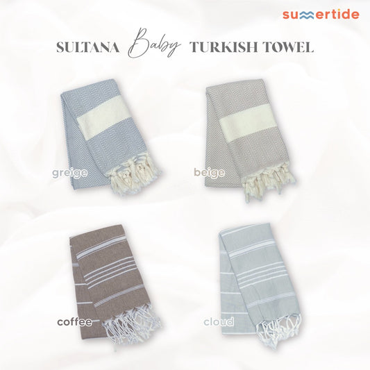 Summertide Sultana Baby Turkish Towel | Handuk Bayi Peshtemal Turkey