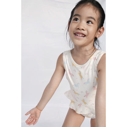 Summertide Girls Peplum One-Piece Swimsuit | Baju Renang Anak
