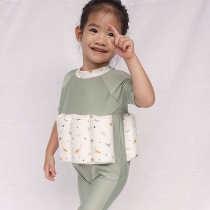 Summertide Boys Short Sleeve Floatsuit | Baju Renang Pelampung Anak