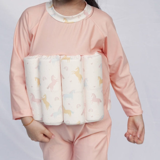 Summertide Girls Long Sleeve Floatsuit | Baju Renang Pelampung Anak