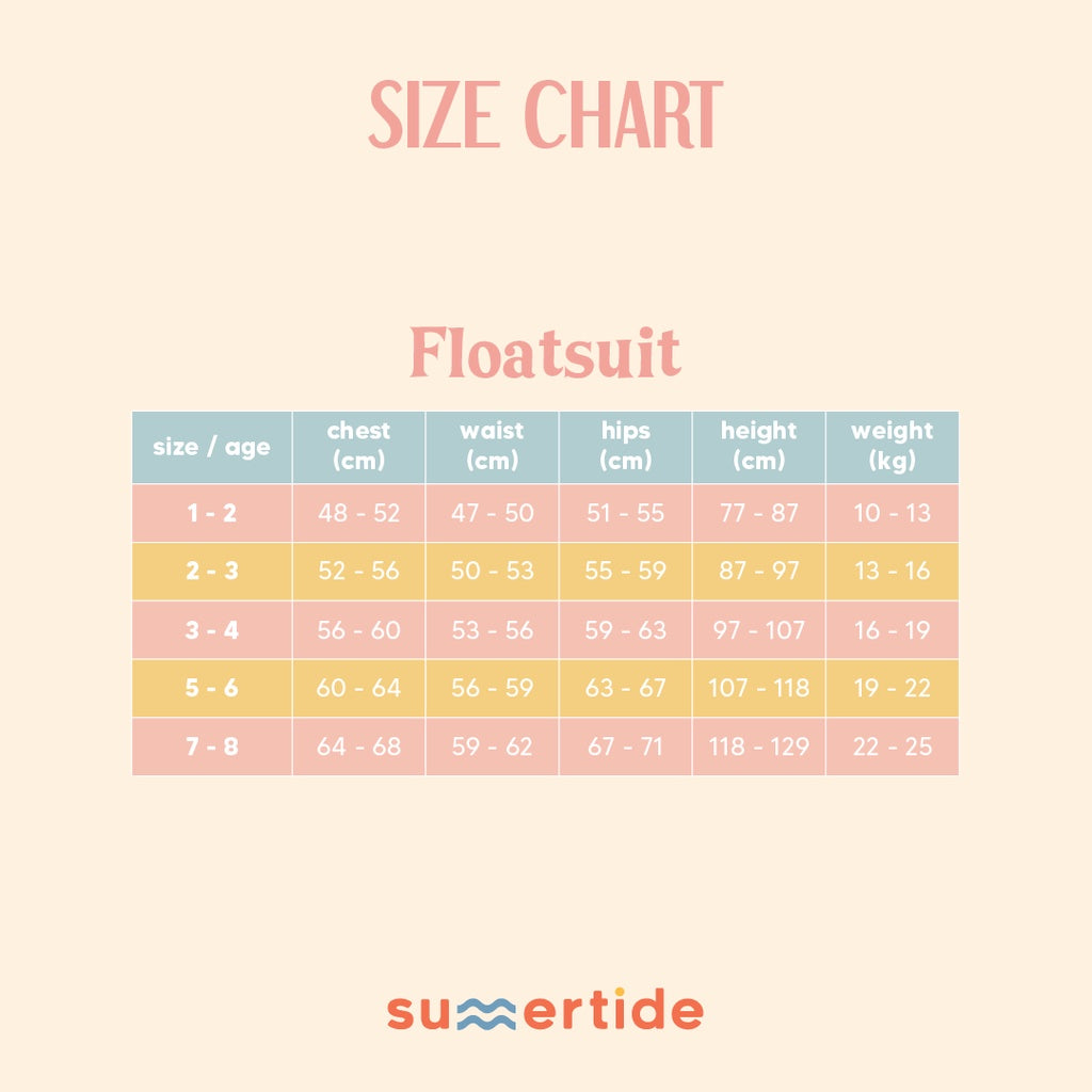 Girls Floatsuit | Baju Renang Pelampung UV Anak Perempuan | UPF 50+