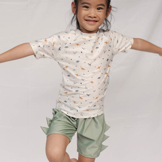 Summertide Boys Rash Guard Set Swimsuit (Top & Bottom)