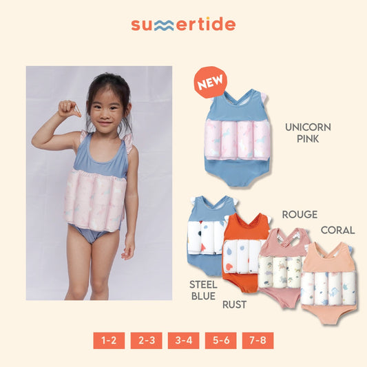 Girls Floatsuit | Baju Renang Pelampung UV Anak Perempuan | UPF 50+