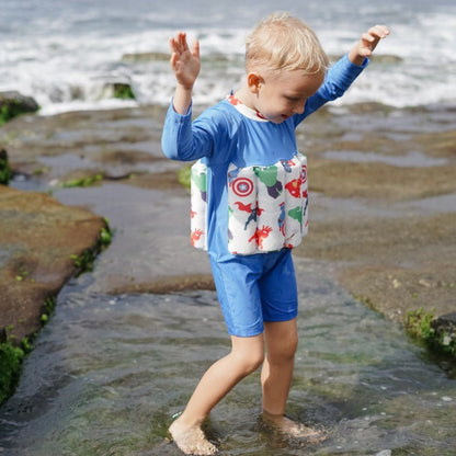 Marvel Avengers Assemble Summertide Boys Long Sleeve Floatsuit