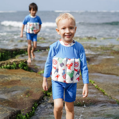 Marvel Avengers Assemble Summertide Boys Long Sleeve Floatsuit