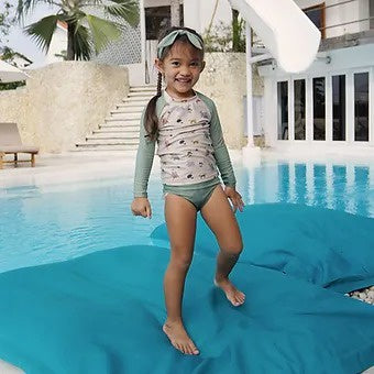 Summertide Girls Long Sleeve Rash Guard Set