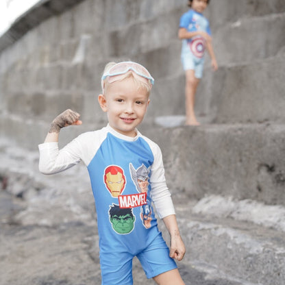 Marvel Avengers Assemble Summertide Boys Long-Sleeve Jumpsuit