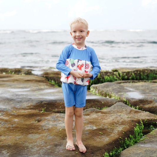 Marvel Avengers Assemble Summertide Boys Long Sleeve Floatsuit