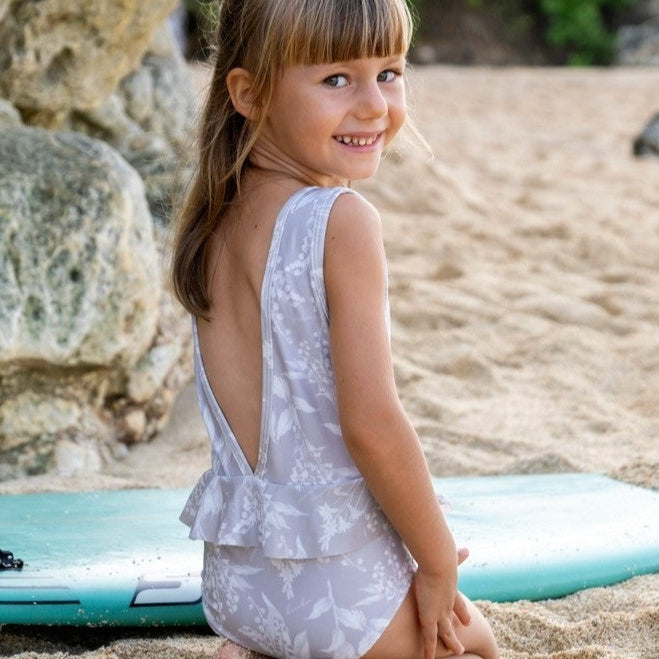 Summertide x Kerokoo Girls Peplum One-Piece