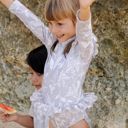 Summertide x Kerokoo Girls Ruffle Long Sleeve Jumpsuit