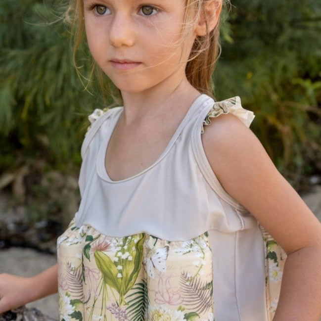 Summertide x Kerokoo Girls Sleeveless Floatsuit