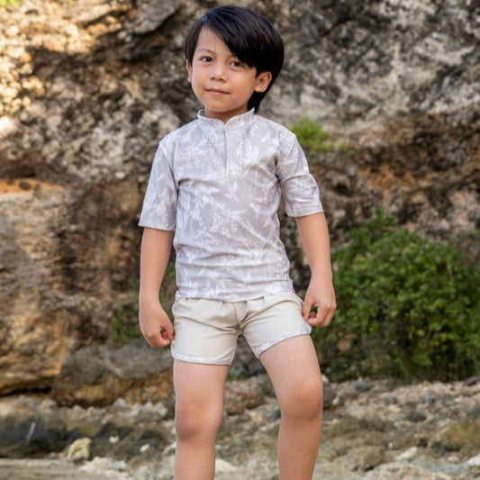 Summertide x Kerokoo Boys Short Sleeve Rash Guard Set