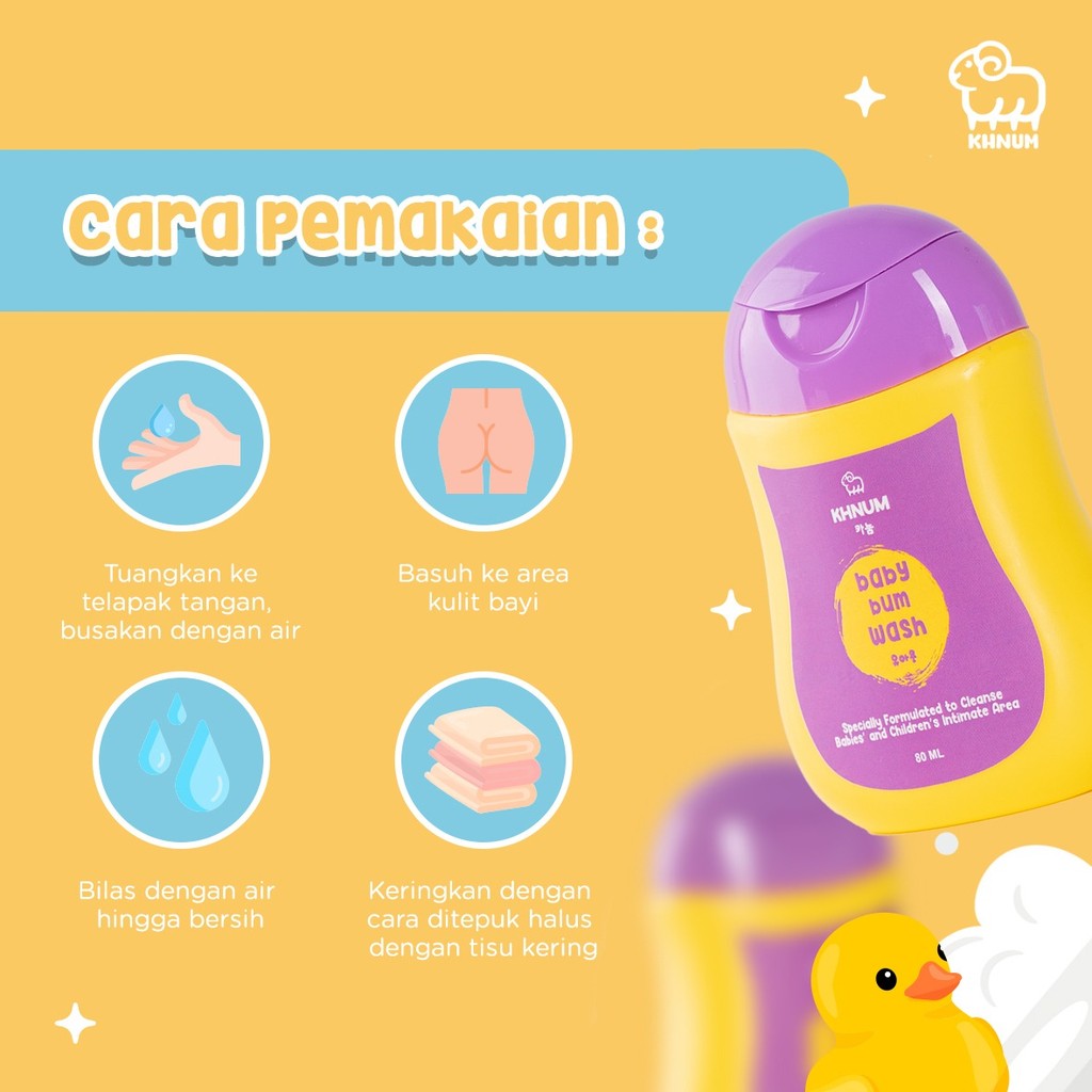 KHNUM BABY BUM WASH | Sabun bayi