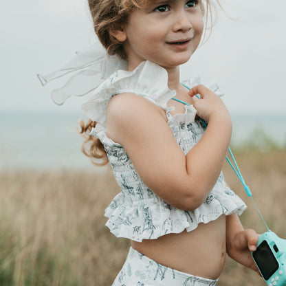 Disney Bambi Smocked Ruffle Strap Bikini