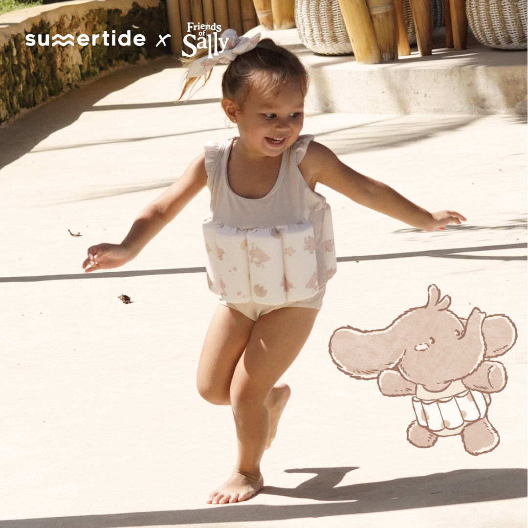 Summertide x Friends of Sally Girls Sleeveless Floatsuit