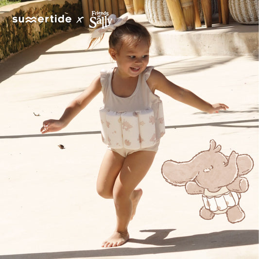 Summertide x Friends of Sally Girls Sleeveless Floatsuit