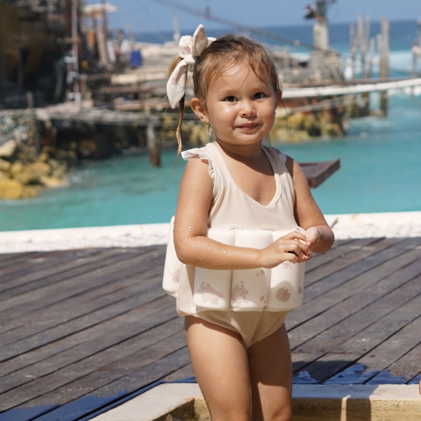 Summertide x Friends of Sally Girls Sleeveless Floatsuit